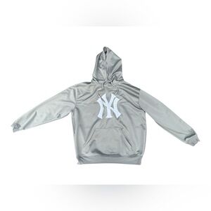 Men’s Large New York Yankees MLB Baseball Gray Hoodie Sweatshirt